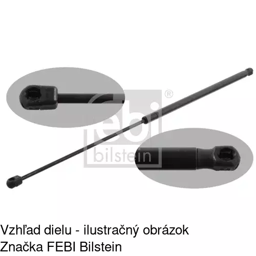 Plynová pružina 1337AS /POLCAR/ - obr. 1