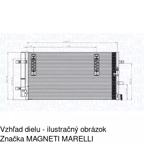 Chladiče klimatizácie POLCAR 1337K81X