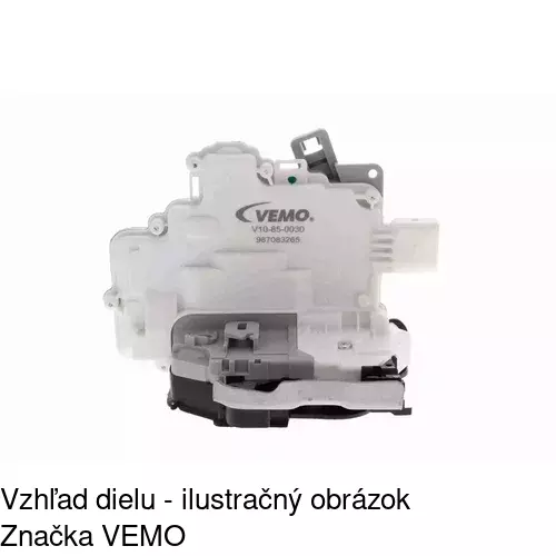 Vnútorná zámka dverí 1337ZC-4 /POLCAR/ - obr. 1
