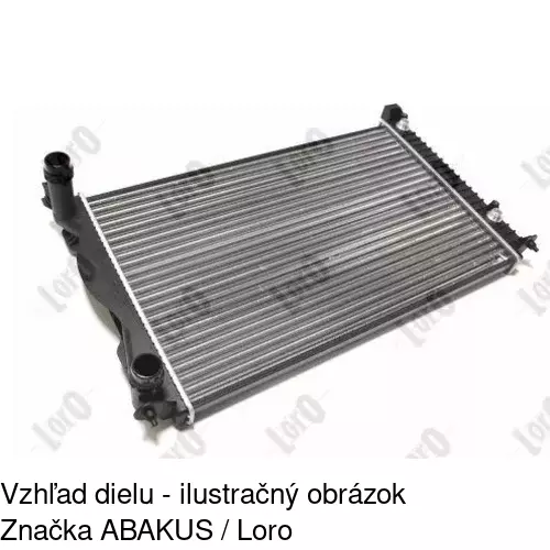 Chladiče vody 133808A4 /POLCAR/ - obr. 2