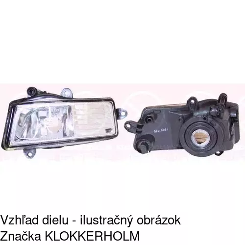 Hmlové svetlo - predné 133930-E /POLCAR/ - obr. 1