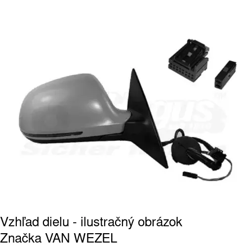 Vonkajšie zrkadlo 1339521M /POLCAR/ - obr. 4