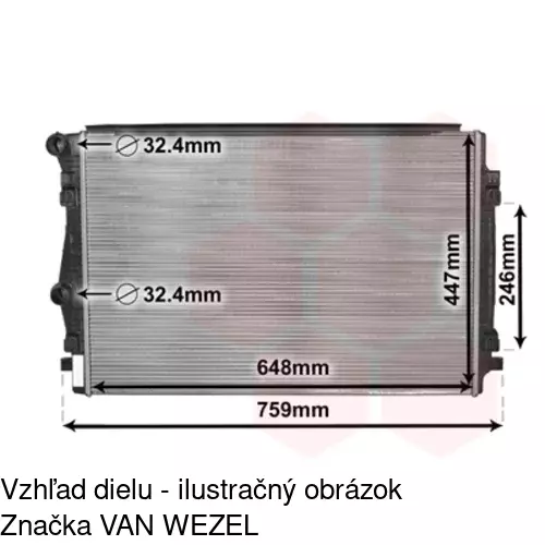 Chladiče vody 13C108-2 /POLCAR/ - obr. 4