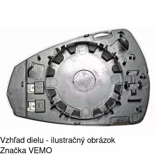 Sklo vonkajšieho zrkadla s držiakom 13C1555E /POLCAR/ - obr. 4