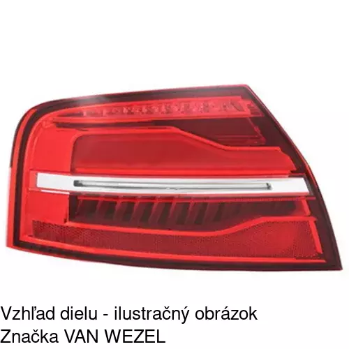 Zadné svetlo 13F187-X /POLCAR/ - obr. 1
