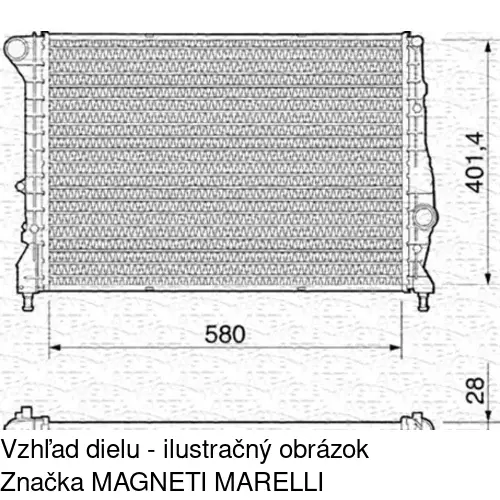 Chladiče vody 140408A2 /POLCAR/ - obr. 1