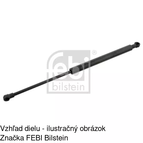 Plynová pružina 1408AS /POLCAR/ - obr. 2