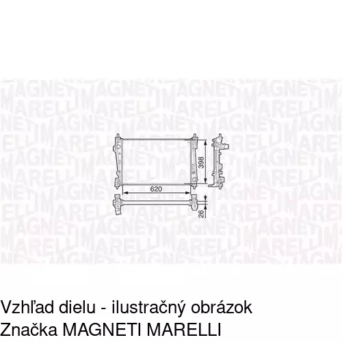 Chladiče vody POLCAR 1421082X