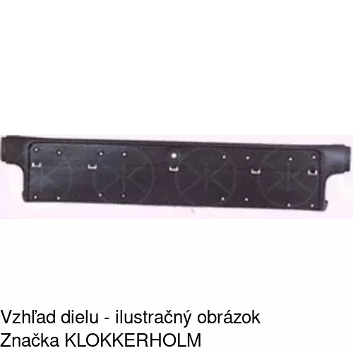 Držiak evidenčnej tabuľky POLCAR 20070717