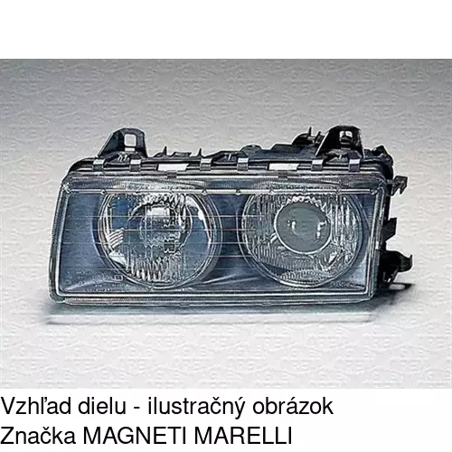 Sklo reflektora 200712-Z /POLCAR/