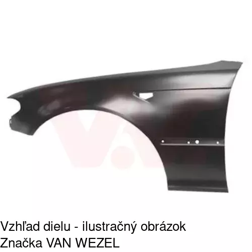 Predný blatník POLCAR 201101