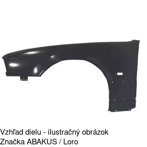 Predný blatník 201502 /POLCAR/ - obr. 3
