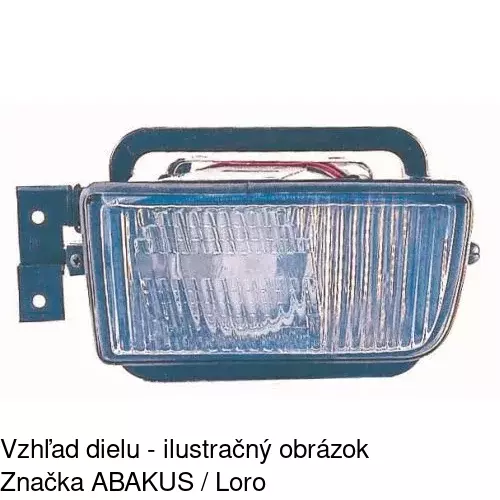 Hmlové svetlo - predné 2015302E /POLCAR/ - obr. 2