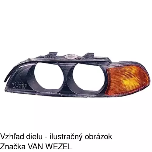 Sklo reflektora 201611-H /POLCAR/ - obr. 3