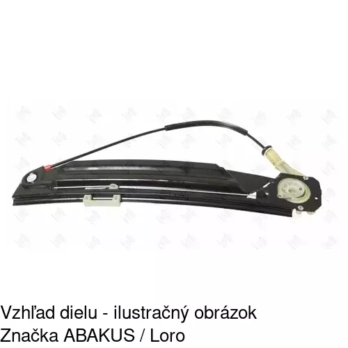 Elektrický mechanizmus okna dverí 2016PSE5 /POLCAR/ - obr. 3