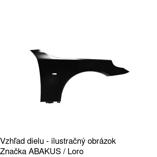 Predný blatník 201702 /POLCAR/ - obr. 1