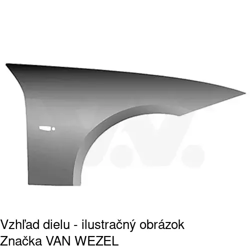 Predný blatník 204002-J /POLCAR/ - obr. 3