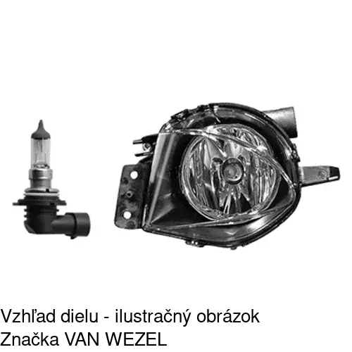 Hmlové svetlo - predné 2040293E /POLCAR/ - obr. 5