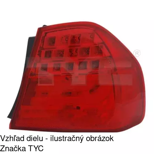 Zadné svetlo POLCAR 204287-U