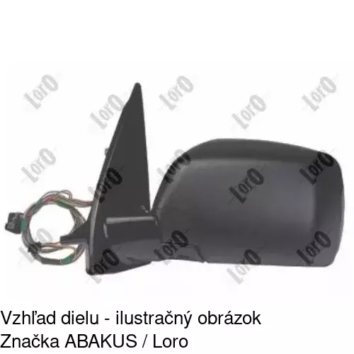 Vonkajšie zrkadlo 2050517E /POLCAR/ - obr. 1