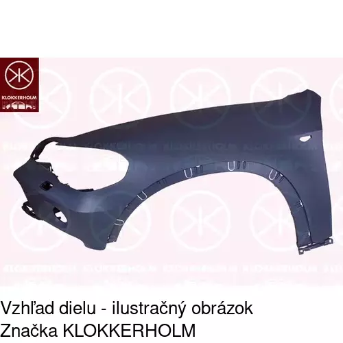 Predný blatník POLCAR 205102-1