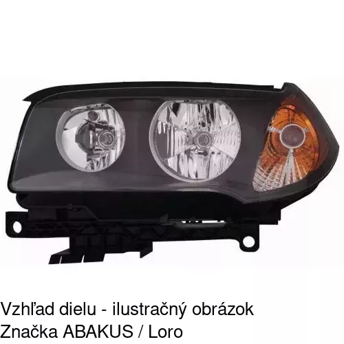 Hlavný reflektor 205509-E /POLCAR/ - obr. 4