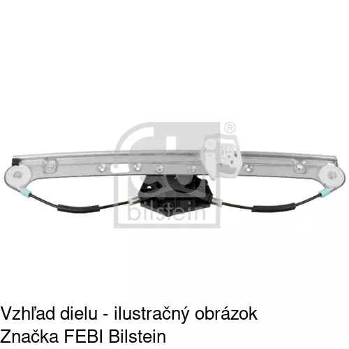 Mechanizmus sťahovania okna elektrický bez motora 2055PSG4 /POLCAR/ - obr. 2