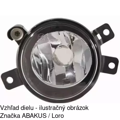Hmlové svetlo - predné 206029-E /POLCAR/ - obr. 2