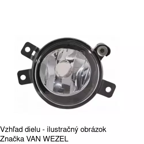 Hmlové svetlo - predné 206030-E /POLCAR/ - obr. 3