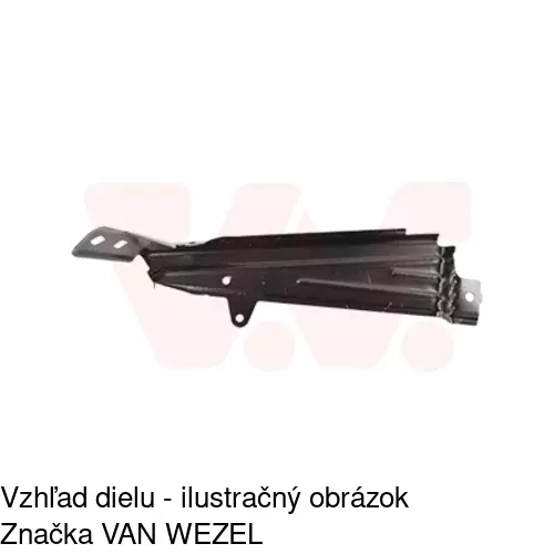 Upevnenie predného blatníka POLCAR 20X102-5