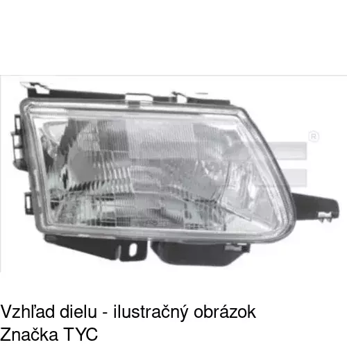 Hlavný reflektor POLCAR 230609-E