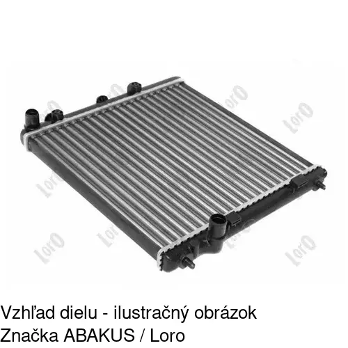 Chladiče vody 231508A5 /POLCAR/