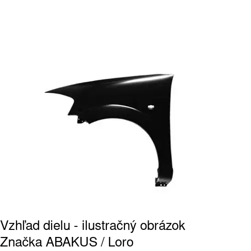 Predný blatník 231601-J /POLCAR/ - obr. 1