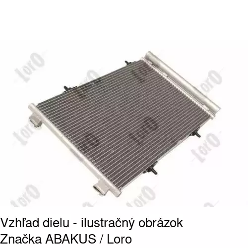 Chladiče klimatizácie 2316K8C3S /POLCAR/ - obr. 3