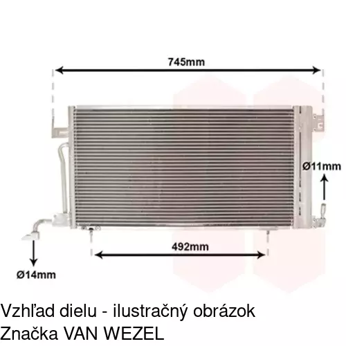 Chladiče klimatizácie 2326K8C2 /POLCAR/ - obr. 5