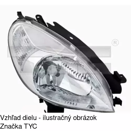 Hlavný reflektor POLCAR 2327091E
