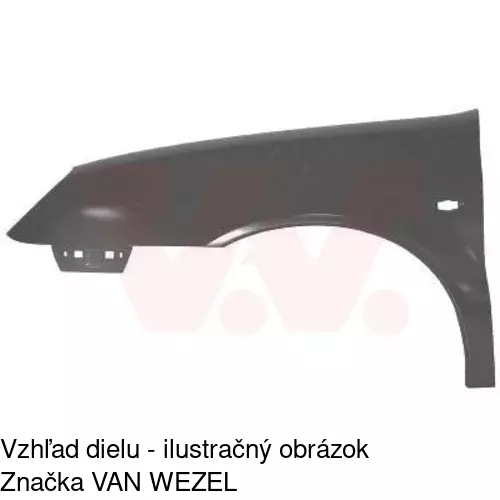 Predný blatník 232802 /POLCAR/ - obr. 1
