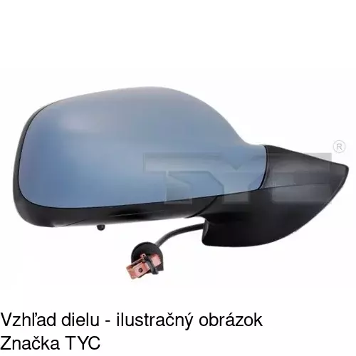 Vonkajšie zrkadlo 2328526M /POLCAR/ - obr. 3