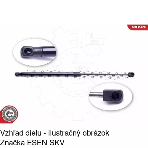Plynová pružina 2329AB2 /POLCAR/ - obr. 4