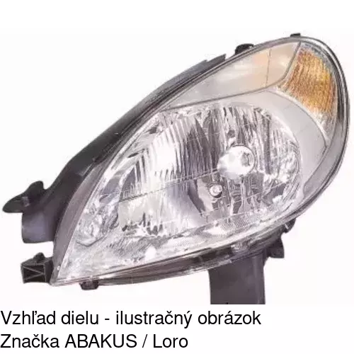 Hlavný reflektor POLCAR 233110-H