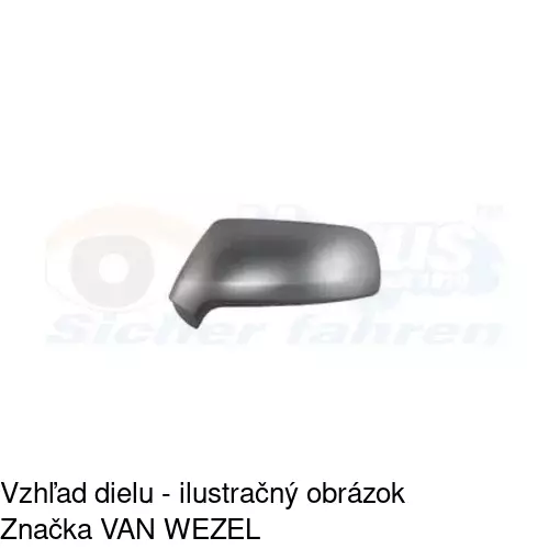 Rám vonkajšieho zrkadla 233154TM /POLCAR/ - obr. 3