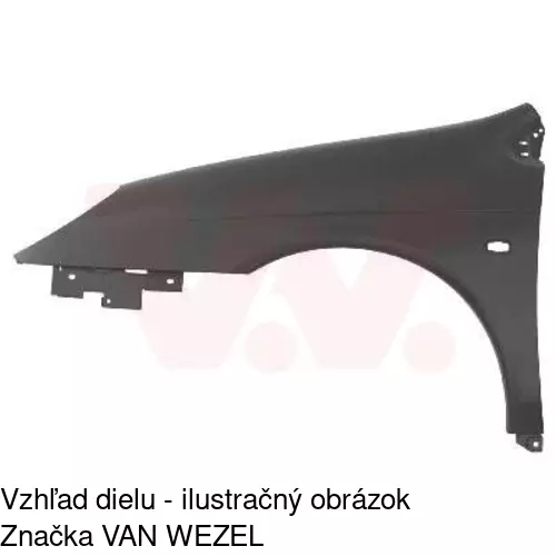 Predný blatník 233201 /POLCAR/ - obr. 3