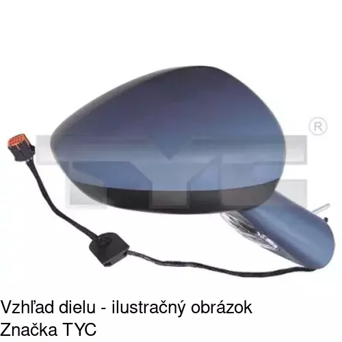 Vonkajšie zrkadlo POLCAR 2334515E