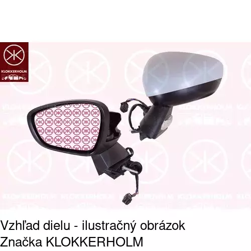 Vonkajšie zrkadlo 2338524E /POLCAR/ - obr. 1