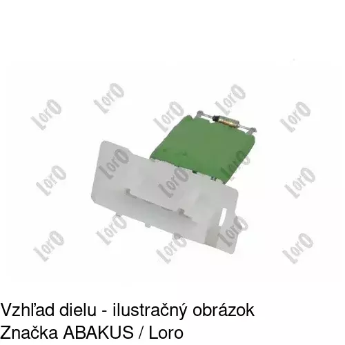 Ovládače klimatizácie 2350KST-2 /POLCAR/ - obr. 2