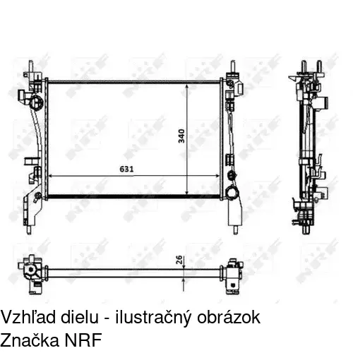 Chladiče vody 239108A3 /POLCAR/ - obr. 2