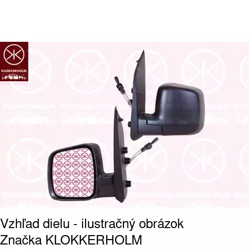Vonkajšie zrkadlo 2391511E /POLCAR/ - obr. 4