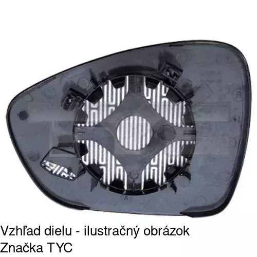 Rám vonkajšieho zrkadla 239154PE /POLCAR/ - obr. 4