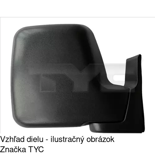 Vonkajšie zrkadlo 239551-E /POLCAR/ - obr. 2