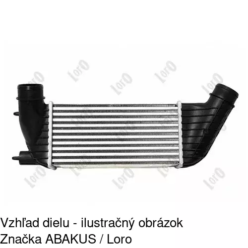 Chladiče vzduchu (Intercoolery) 2397J8-2 /POLCAR/ - obr. 3